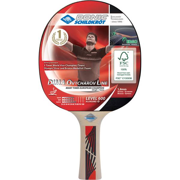 Donic-Schildkröt Tischtennisschläger Ovtcharov 600 FSC