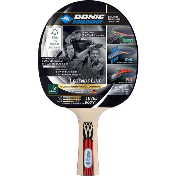 DONIC SCHILDKRÖT Tischtennisschläger LEGENDS 900 FSC