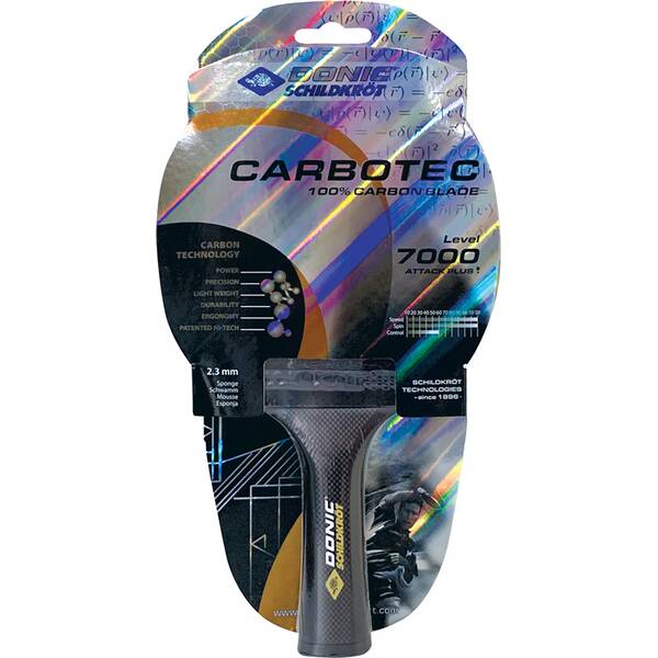Donic-Schildkröt Tischtennisschläger CarboTec 7000, konkav