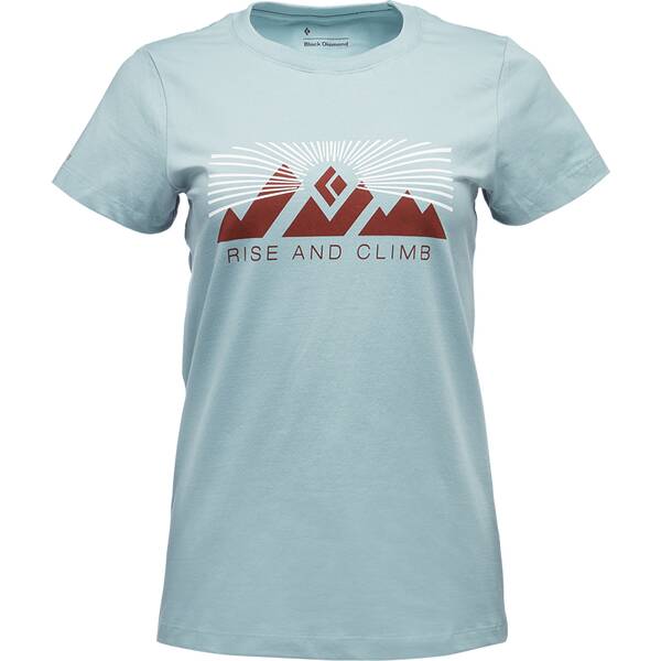BLACK DIAMOND Damen T-Shirts / Tanks W RISE AND CLIMB SS TEE