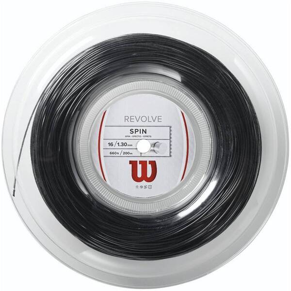 WILSON Tennissaite Revolve 16/1.30mm 200m Rolle black