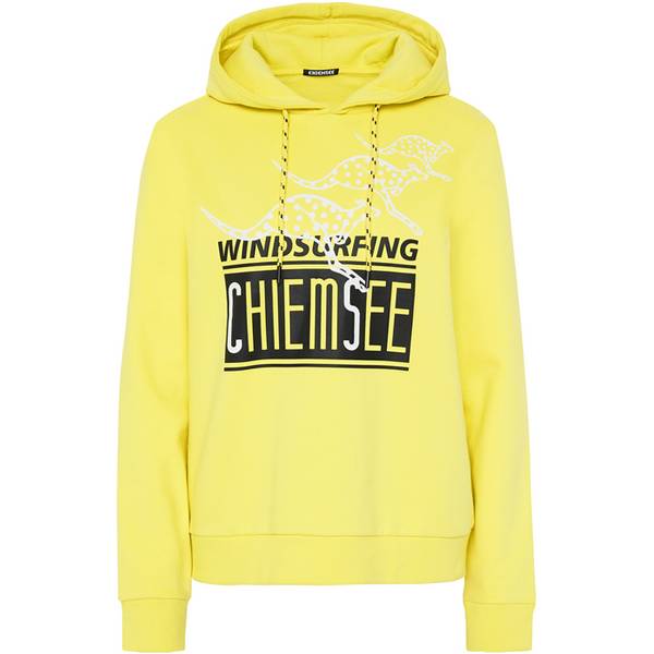 CHIEMSEE Sweatshirt mit Kapuze und großem Frontprint - GOTS zertifiziert
