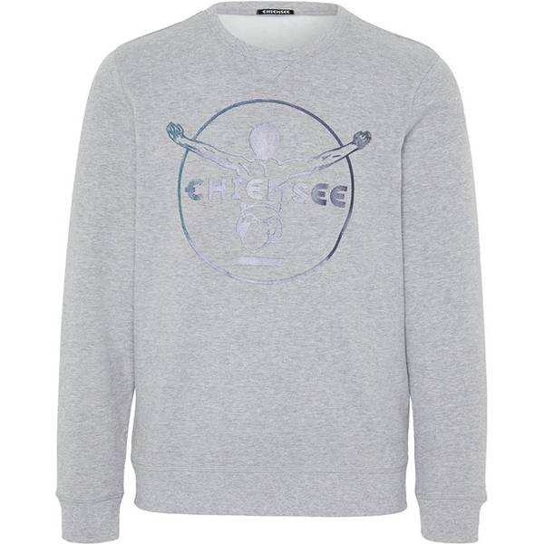 CHIEMSEE Sweatshirt Unisex mit großem Rückenprint - GOTS zertifiziert