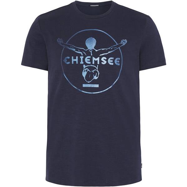 CHIEMSEE T-Shirt mit changierendem CHIEMSEE Printrint - GOTS zertifiziert