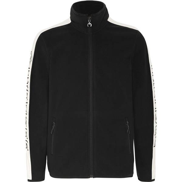 CHIEMSEE Fleecejacke mit großem Schriftzug am Ärmel