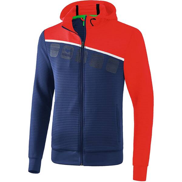 ERIMA Fußball - Teamsport Textil - Jacken 5-C Trainingsjacke mit Kapuze Kids