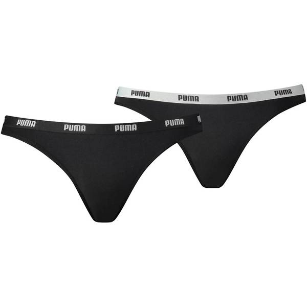 PUMA Damen Slip Iconic Bikini 2er-Pack