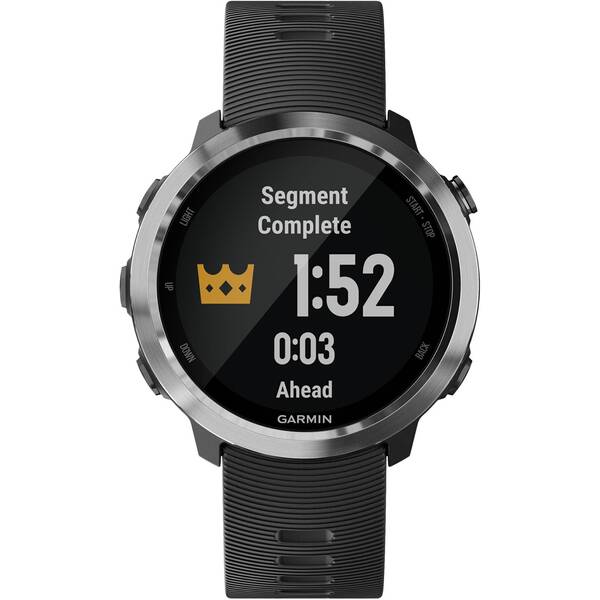 GARMIN GPS-Laufuhr mit Musik Forerunner 645 Music schwarzes Armband