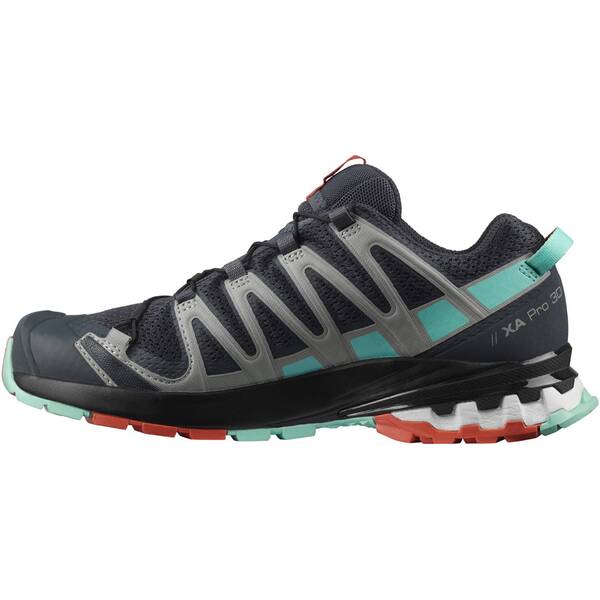 SALOMON Damen Trailrunningschuhe SHOES XA PRO 3D v8 W Ebony/Yucc/Mecca Or