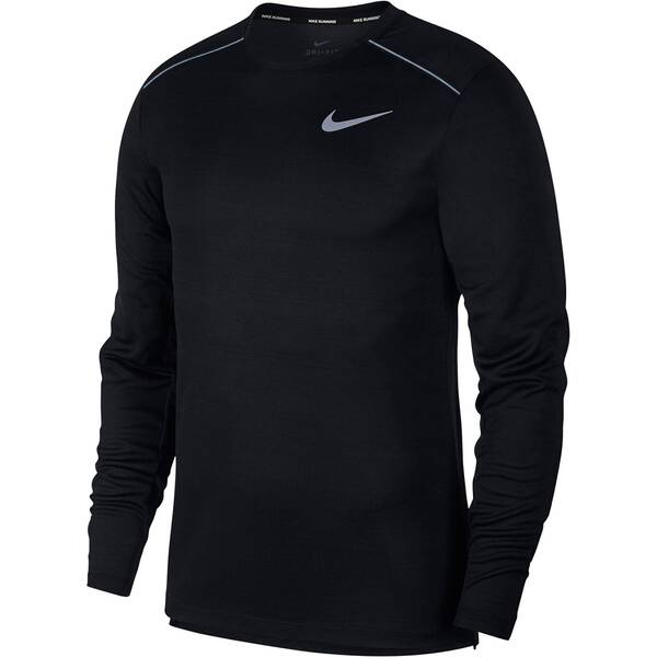 NIKE Herren Laufshirt Dri-FIT Miler Langarm