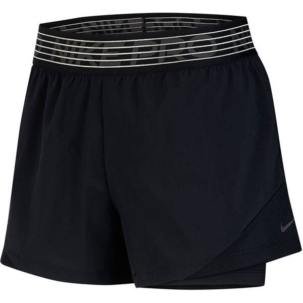 NIKE Damen Trainingsshorts Pro Flex 2-in-1
