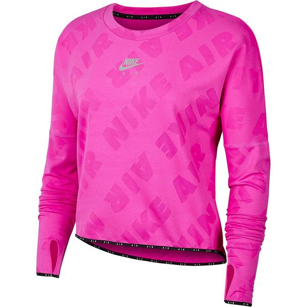 NIKE Damen Laufshirt Air Crew Midlayer Langarm