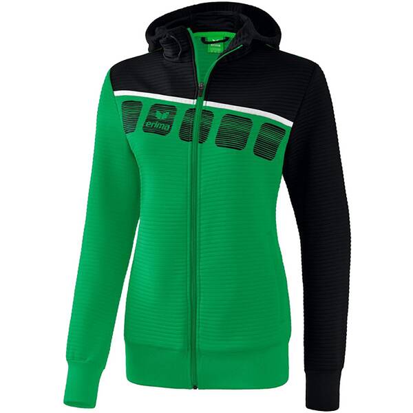ERIMA Fußball - Teamsport Textil - Jacken 5-C Trainingsjacke Kapuze Damen