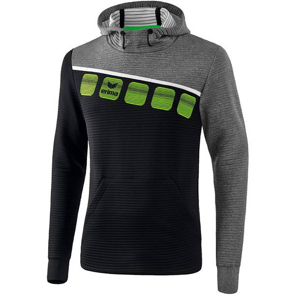 ERIMA Fußball - Teamsport Textil - Sweatshirts 5-C Kapuzensweat Kids