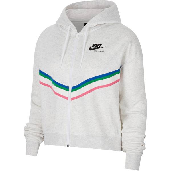 NIKE Damen Sweatshirtjacke Heritage mit Kapuze