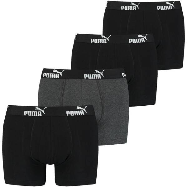 PUMA Underwear - Boxershorts Solid Boxer 4er Pack