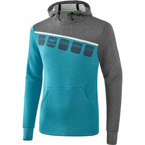 ERIMA Fußball - Teamsport Textil - Sweatshirts 5-C Kapuzensweat Kids