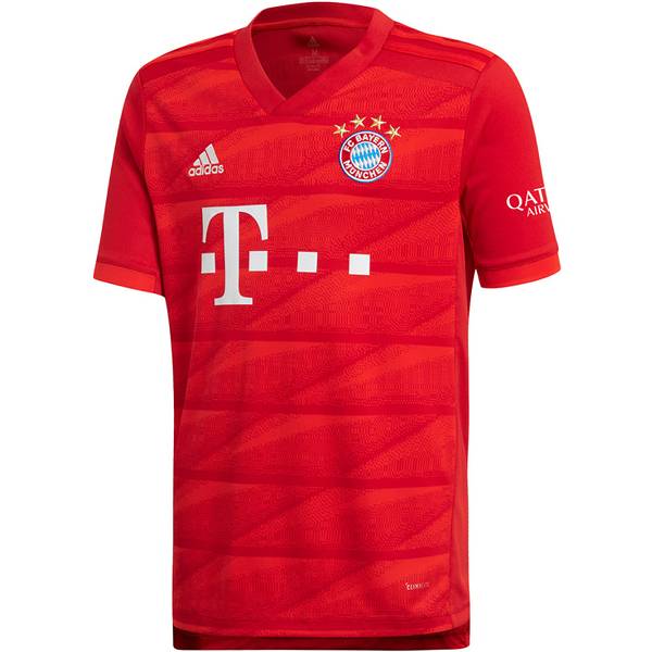 ADIDAS Kinder Fußball-Trikot FC Bayern München Heimtrikot Kurzarm - Replica