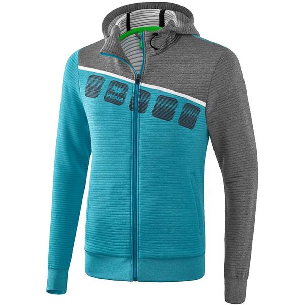 ERIMA Fußball - Teamsport Textil - Jacken 5-C Trainingsjacke mit Kapuze Kids