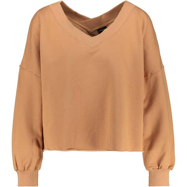 NIKE Damen Yoga Shirt Langarm Off-Mat Fleece