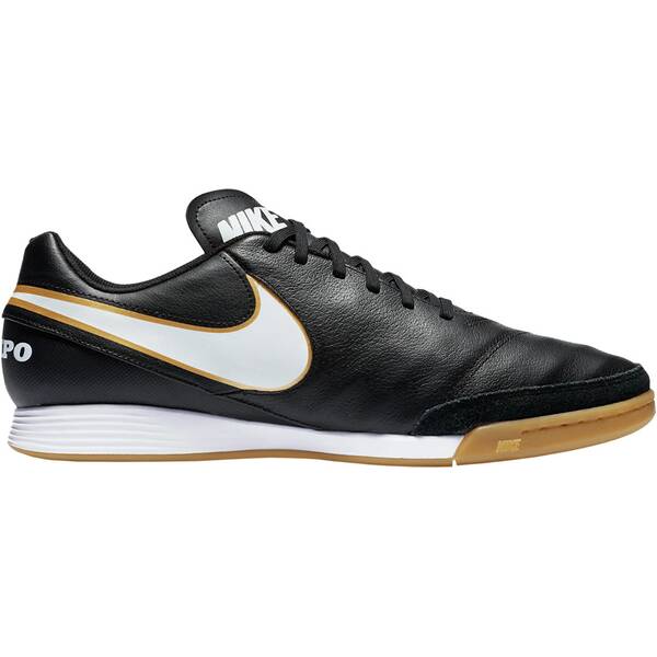 NIKE Herren Fußballschuhe Hartplatz und Halle Tiempo Genio II Leather IC