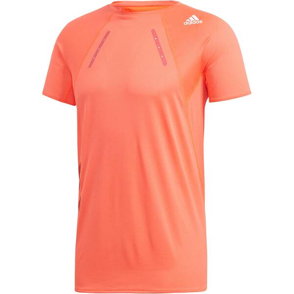 ADIDAS Herren Laufshirt Heat Ready Kurzarm