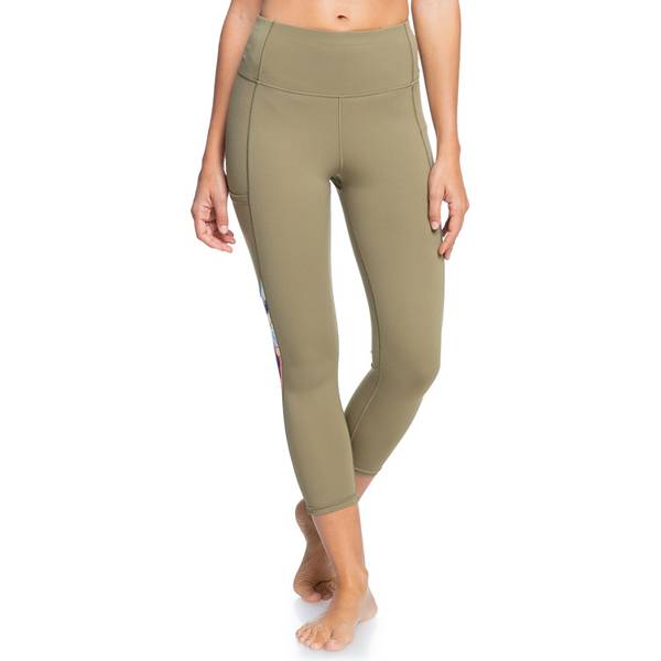 ROXY Damen Funktionelle Capri-Leggings Runway Circle