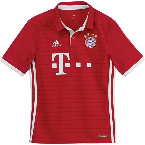 ADIDAS Kinder Fußballtrikot Home Jersey Youth FC Bayern München Saison 2016/17