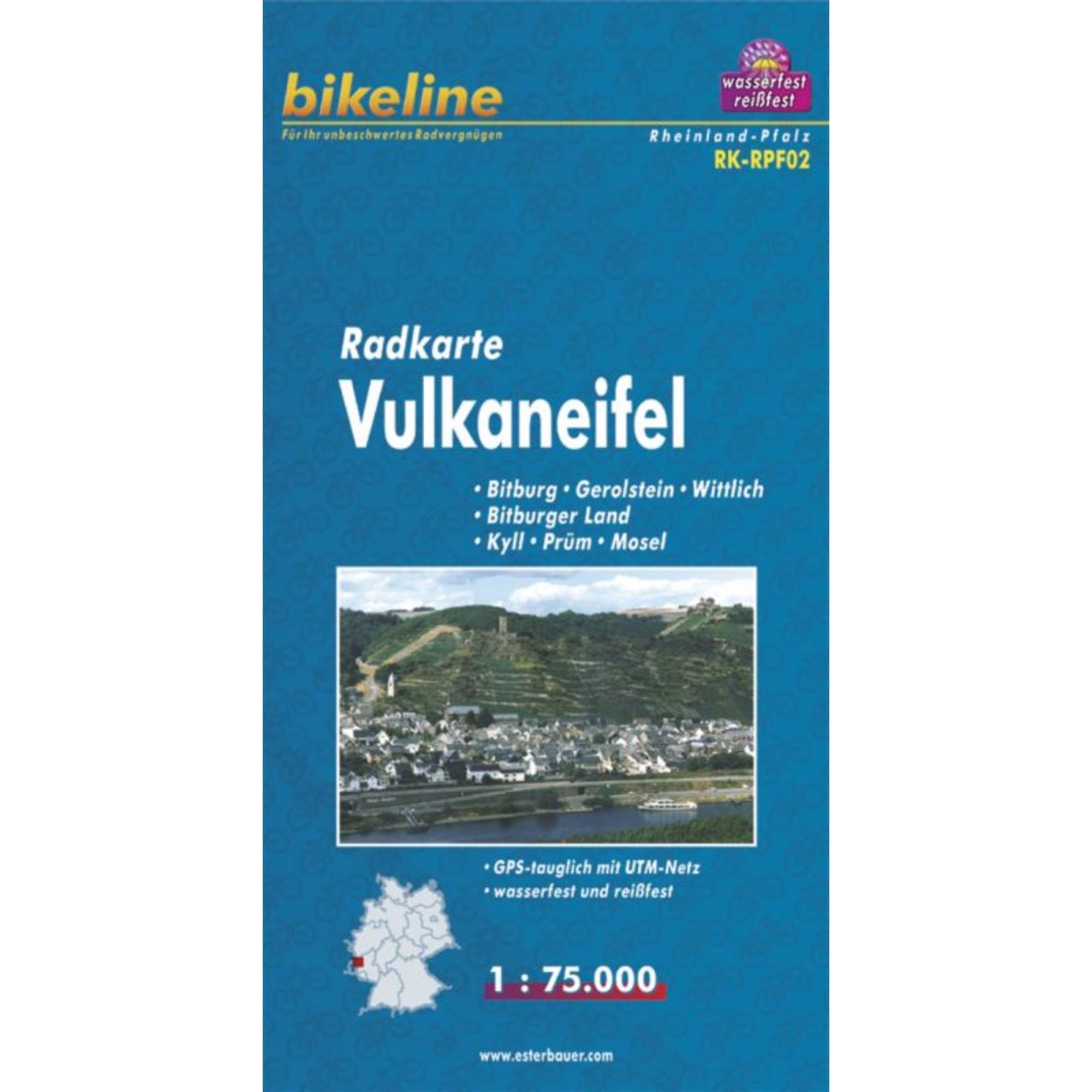 BIKELINE RK VULKANEIFEL 1:75 000