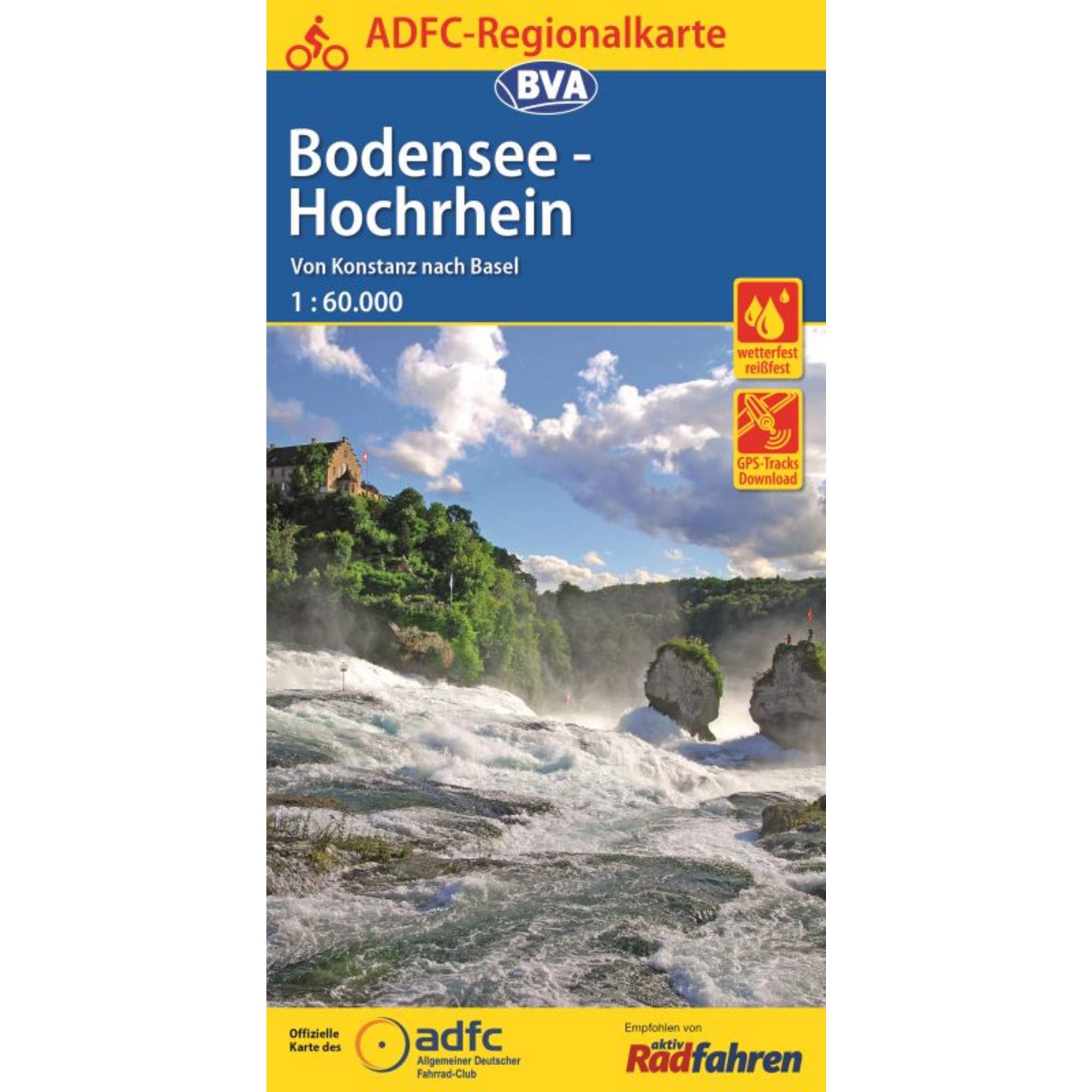 ADFC-REGIONALKARTE BODENSEE-HOCHRHEIN