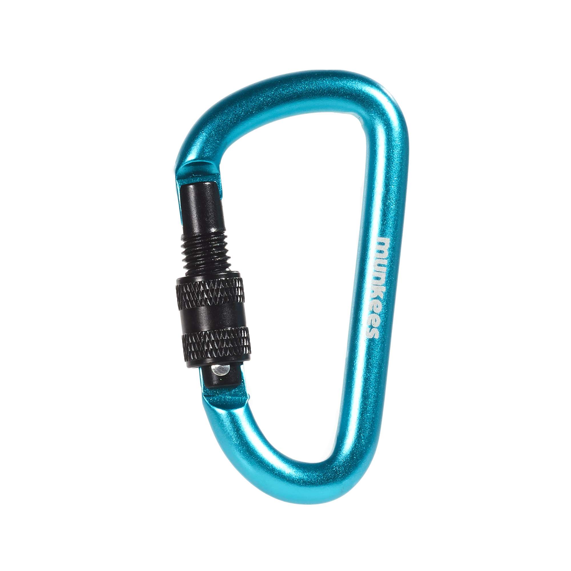 munkees KARABINER D-FORM SCHRAUBVERSCHLUSS - 8 X 80 MM