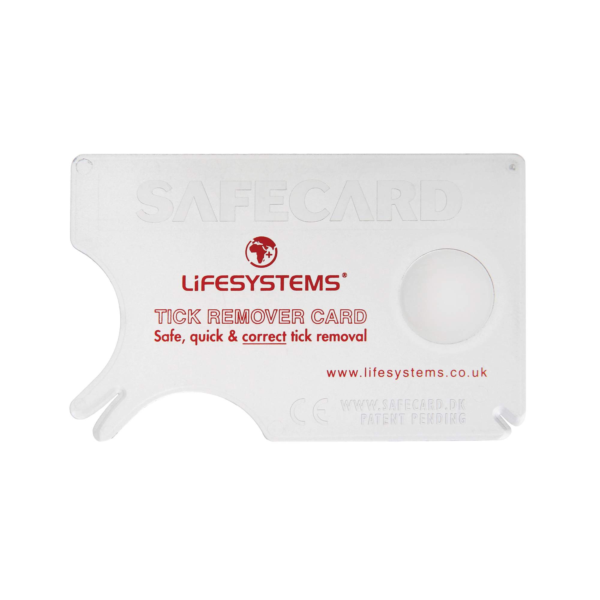 Lifesystems ZECKENZANGE KARTENFORMAT