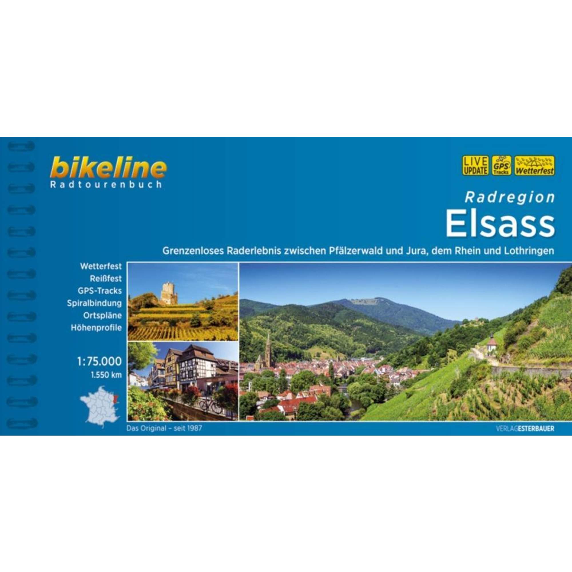 BIKELINE RADATLAS ELSASS