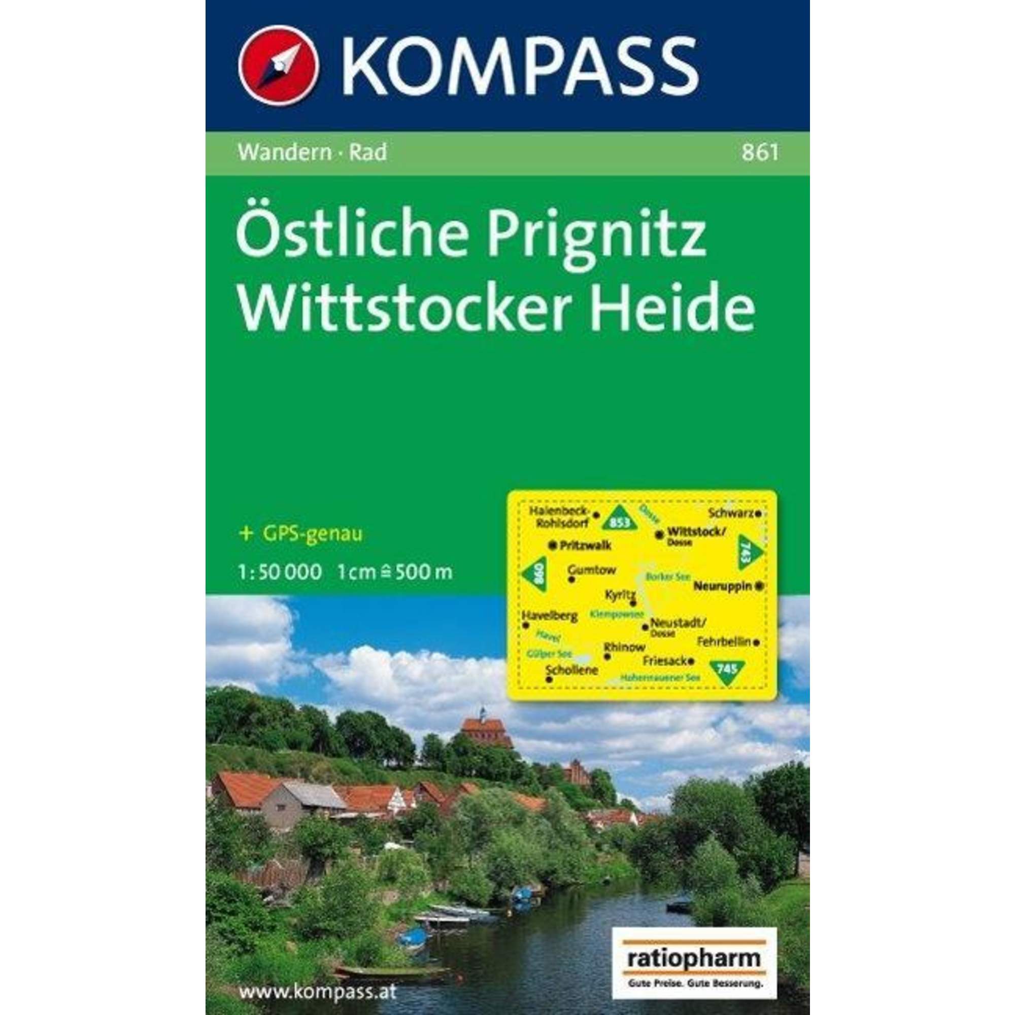 Östliche Prignitz - Wittstocker Heide 1 : 50 000