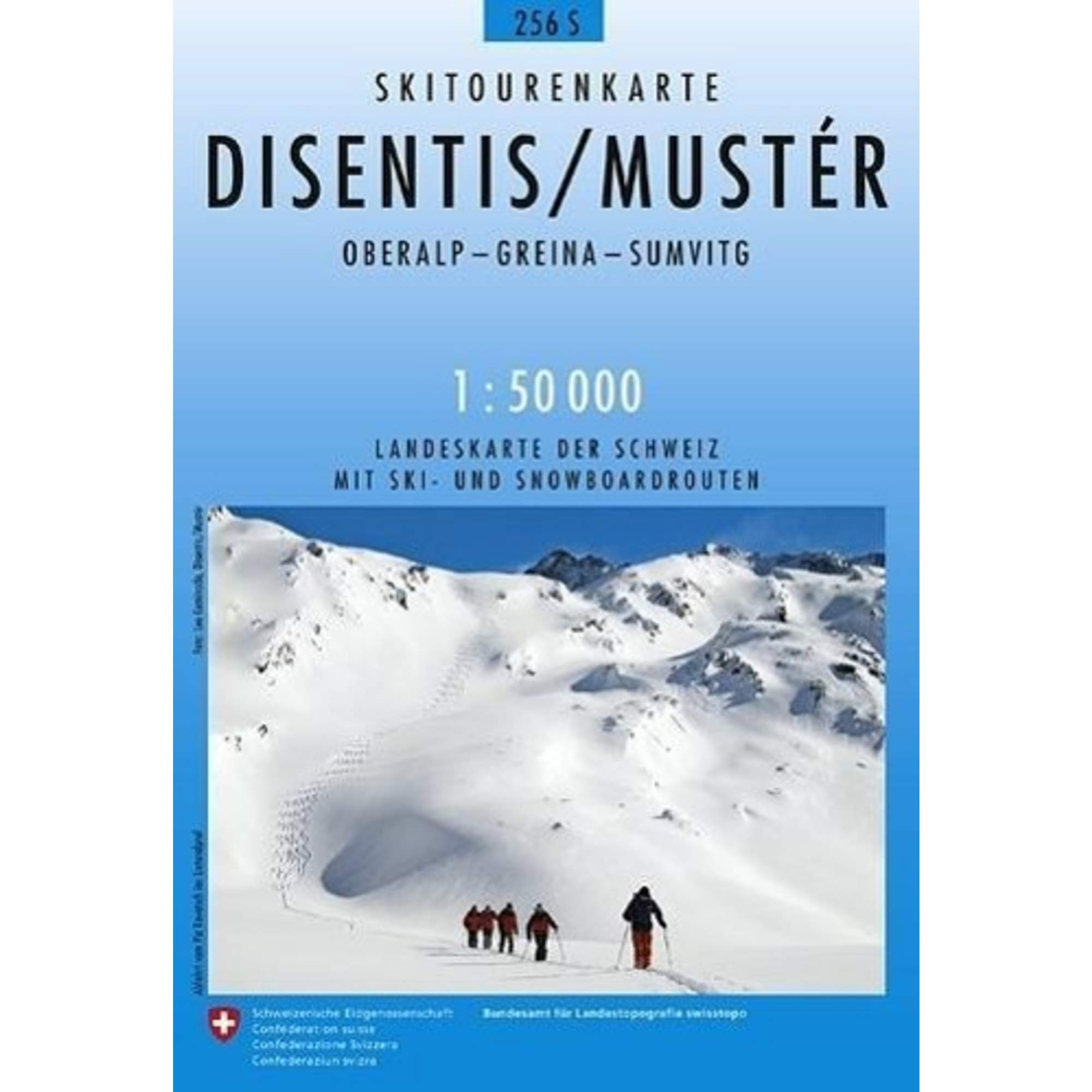 Swisstopo 1 : 50 000 Disentis / Mustér