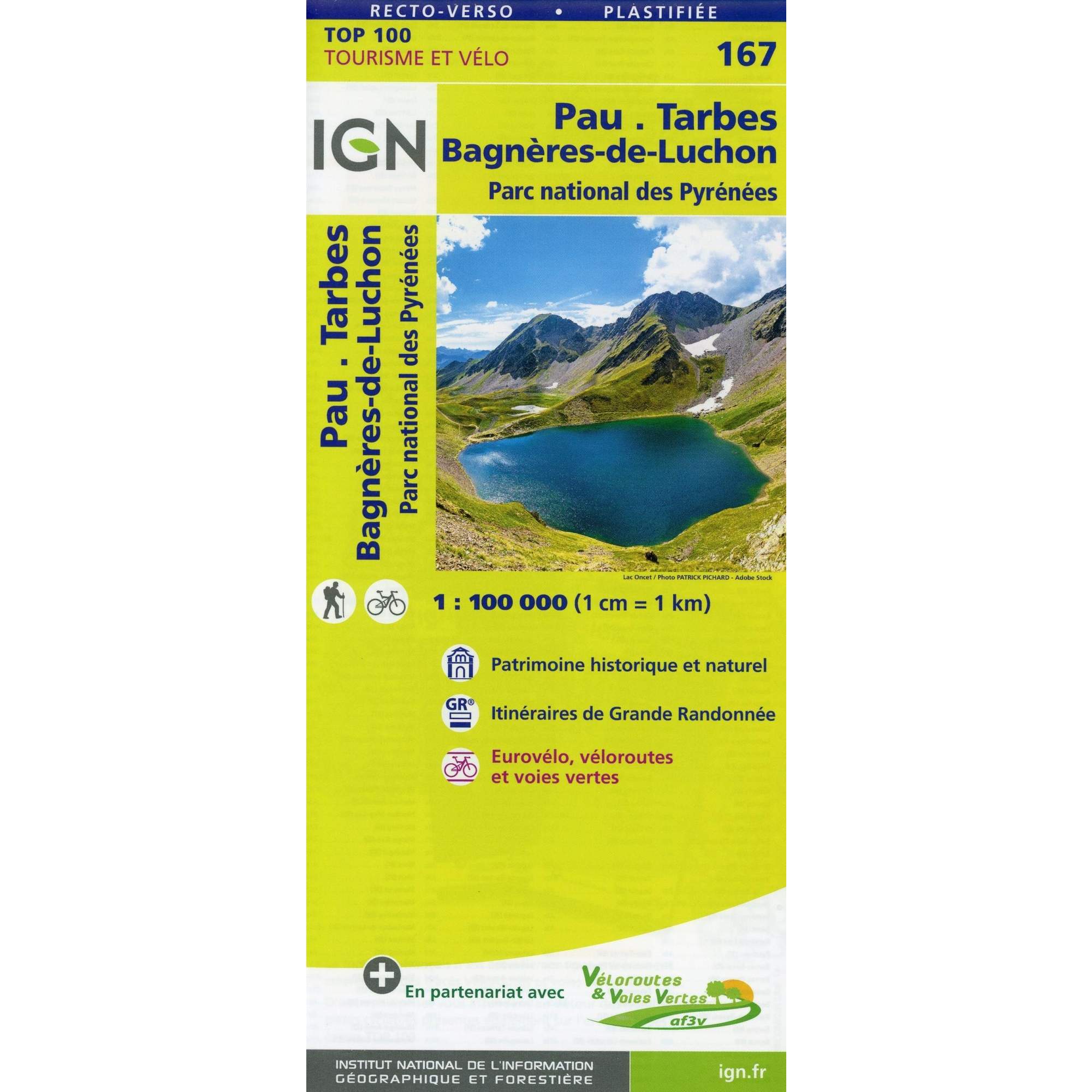 Pau.Tarbes.Bagnères-de-Luchon 1:100 000