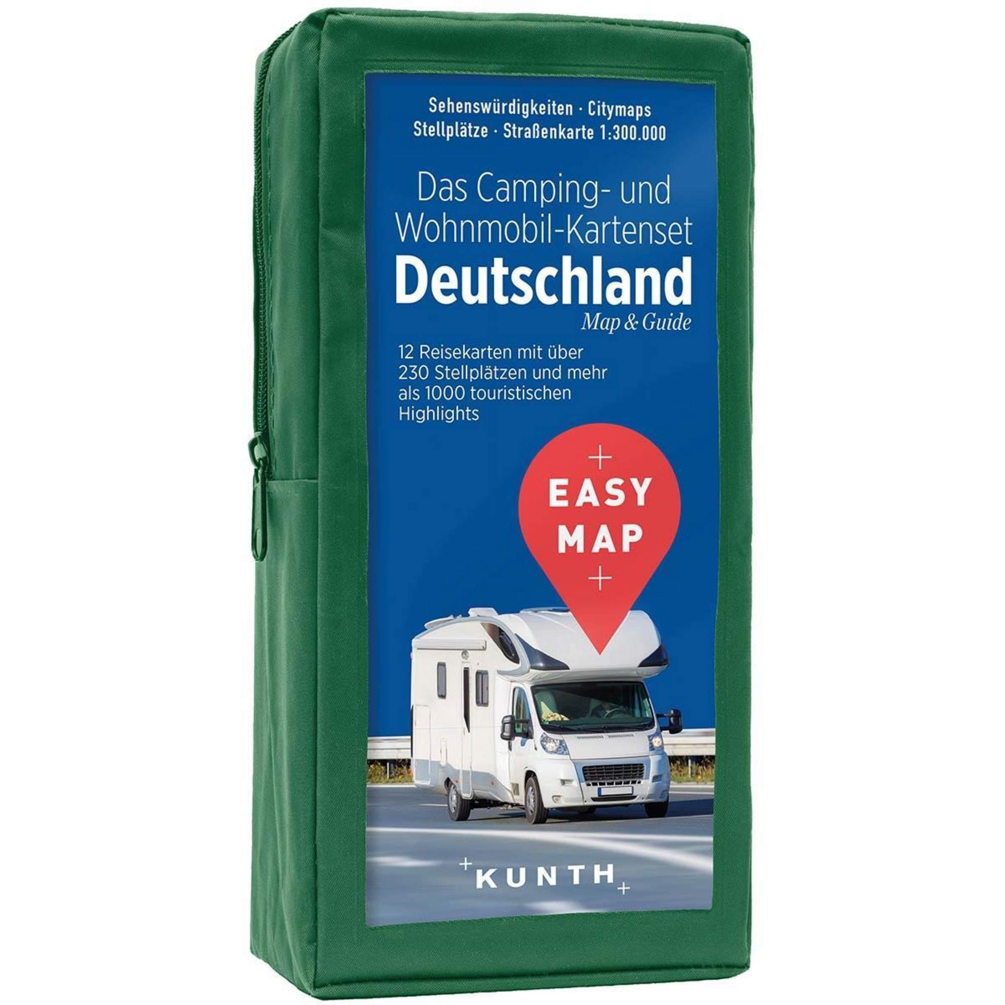 EASY MAP Das Camping- und Wohnmobil Kartenset Deutschland 1:300.000