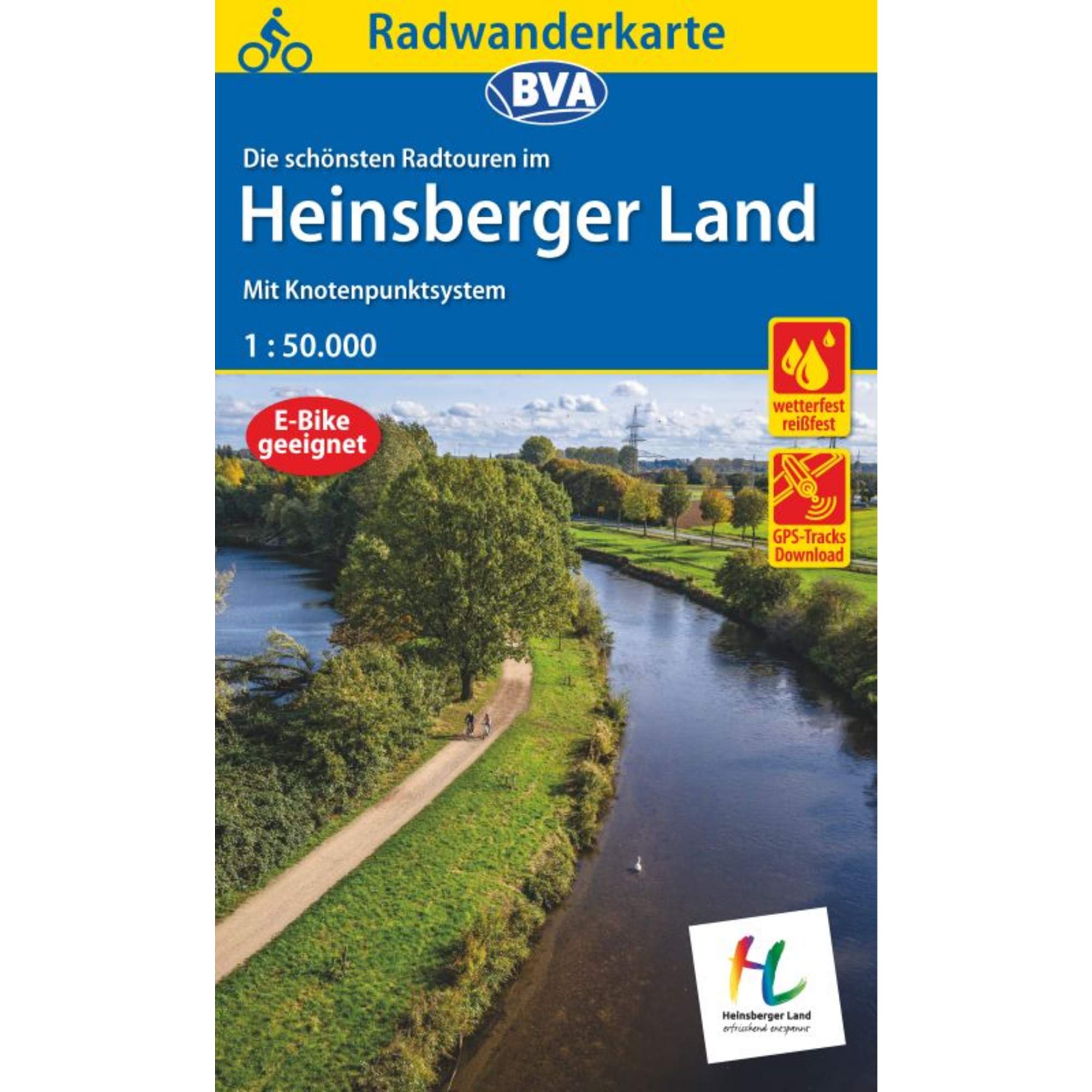 RADWANDERKARTE BVA RADWANDERN IM HEINSBERGER LAND 1:50.000