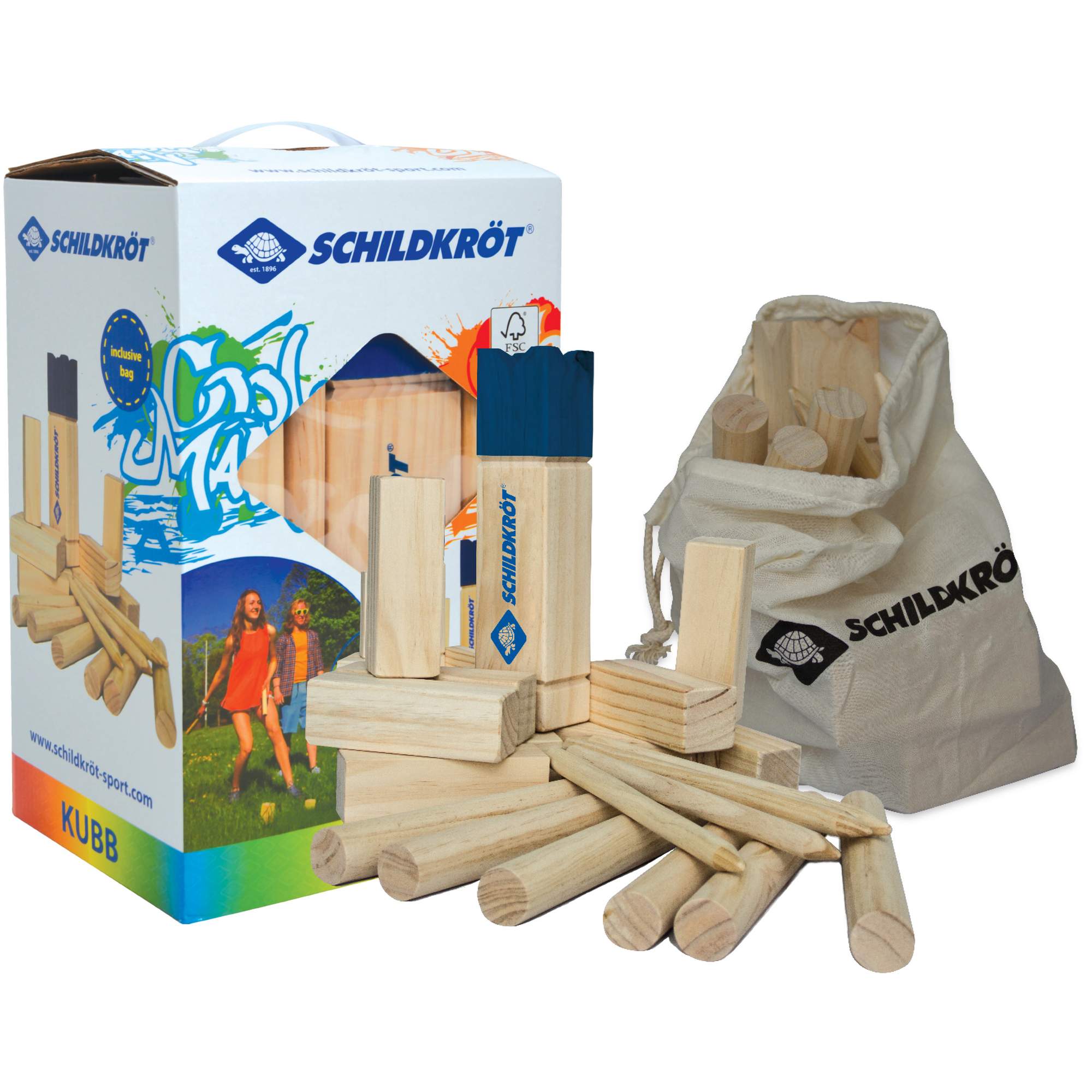 Schildkröt KUBB WIKINGERKEGELN