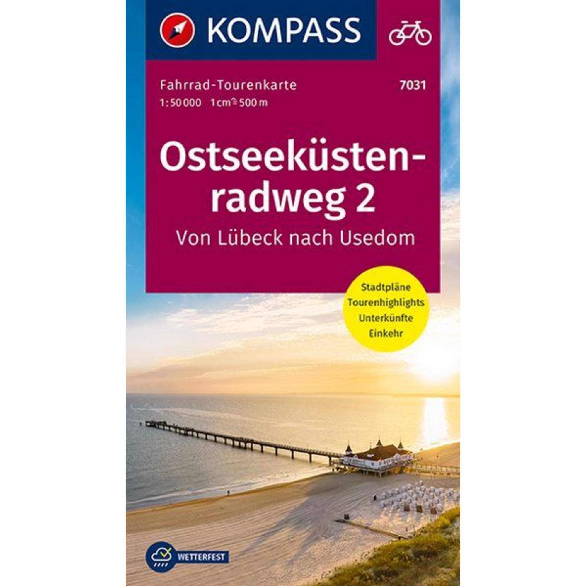 FAHRRAD-TOURENKARTE OSTSEEKÜSTENRADWEG 2