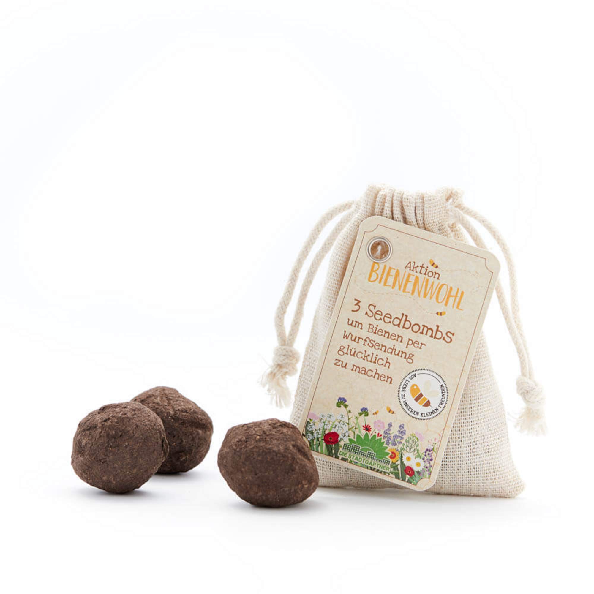 Die Stadtgärtner BIENENWOHL 3ER SEEDBOMBS