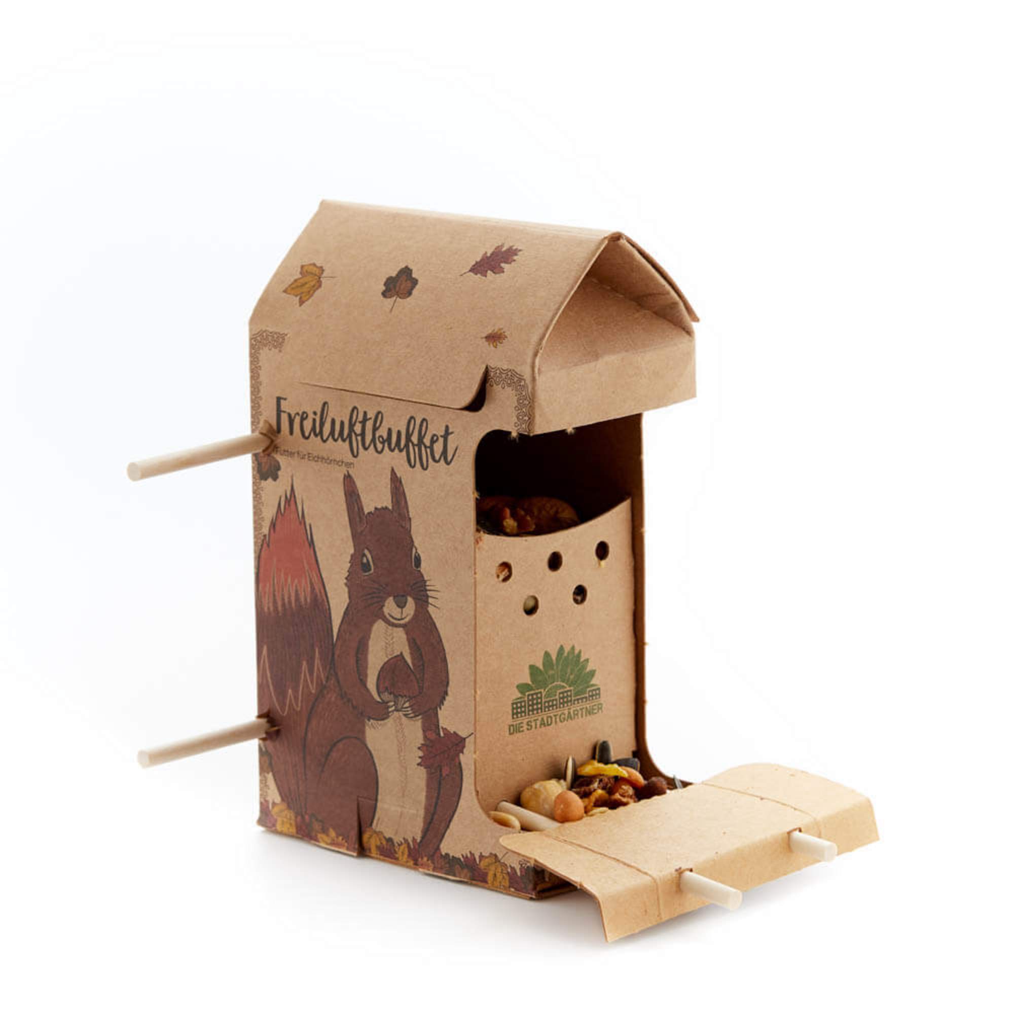 Die Stadtgärtner FREILUFTBUFFET EICHHÖRNCHEN