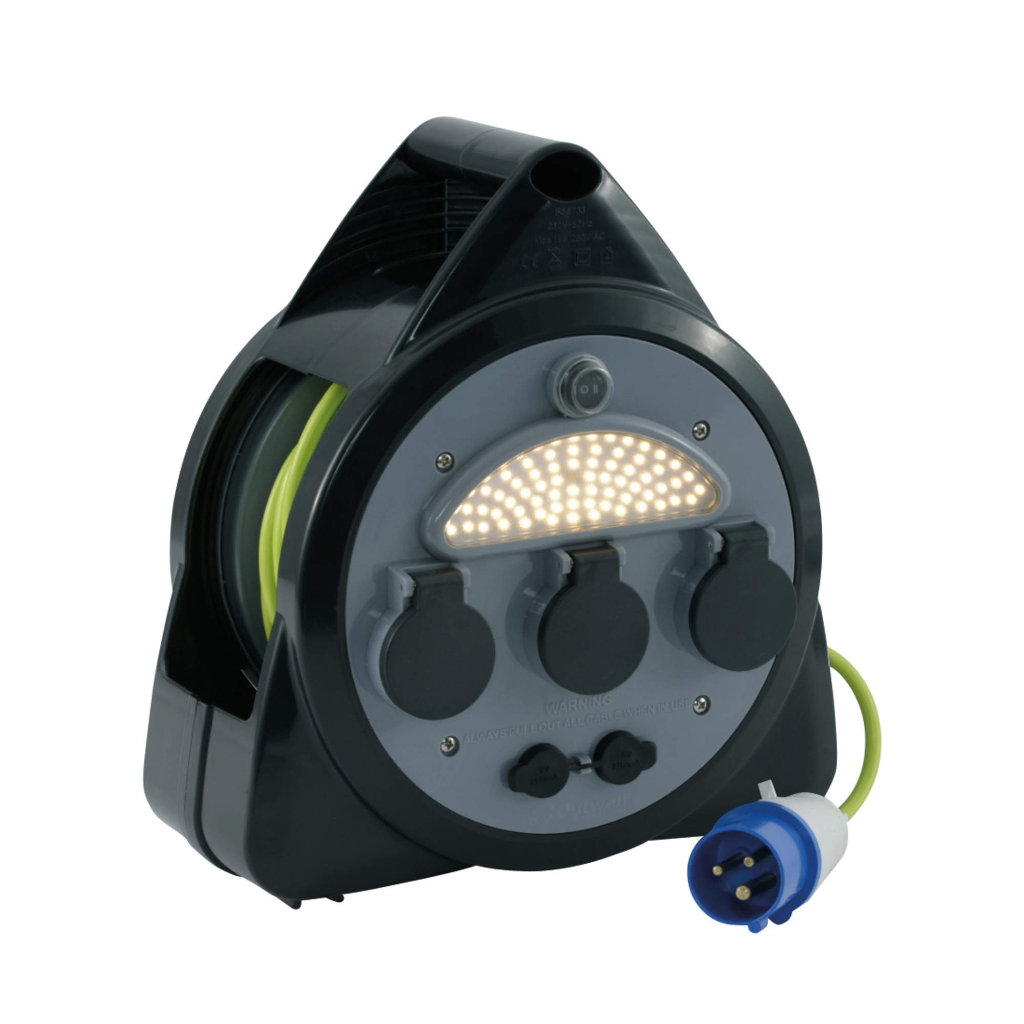 Outwell KABELTROMMEL CEE-STECKER - USB