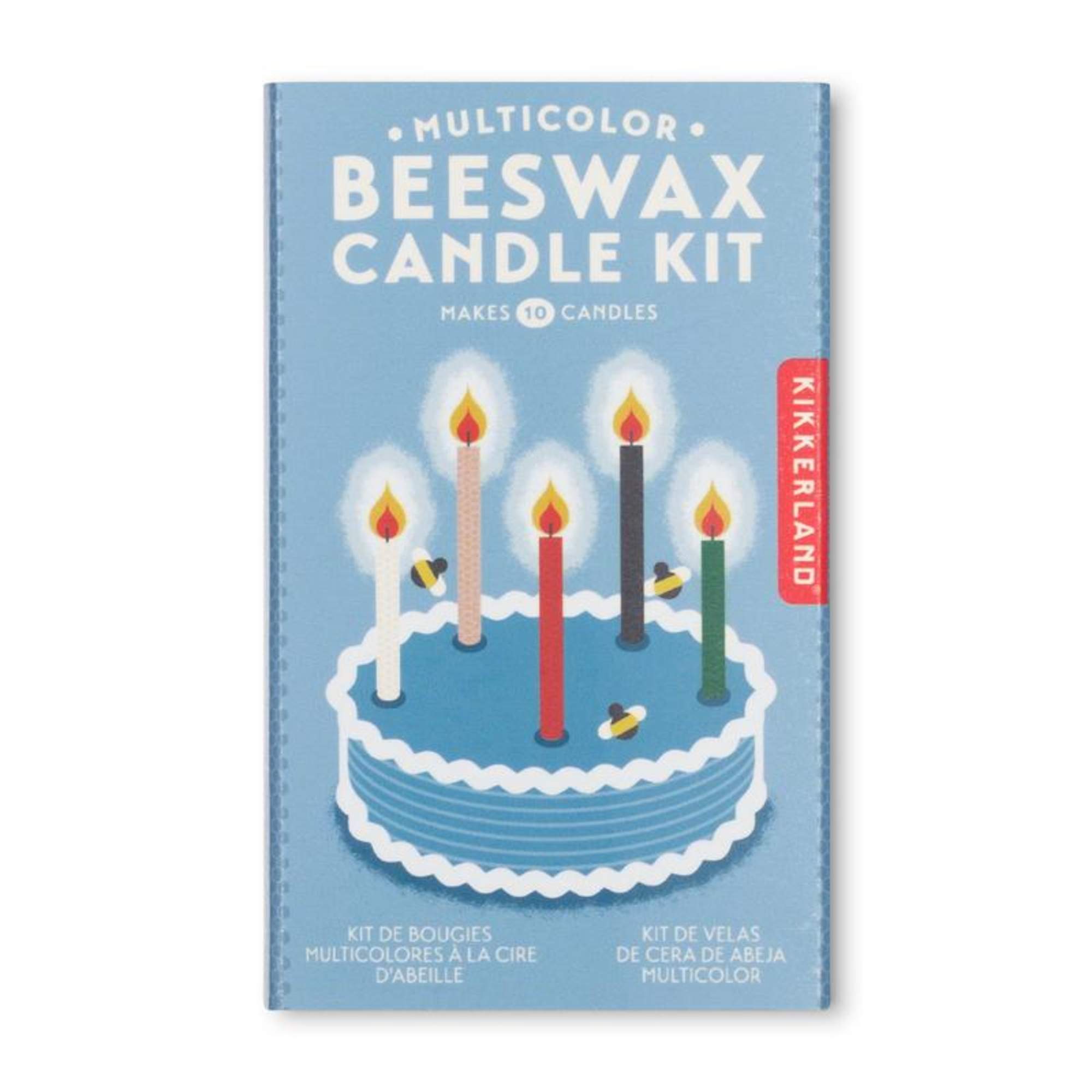 Kikkerland MULTICOLOR BEESWAX CANDLE KIT