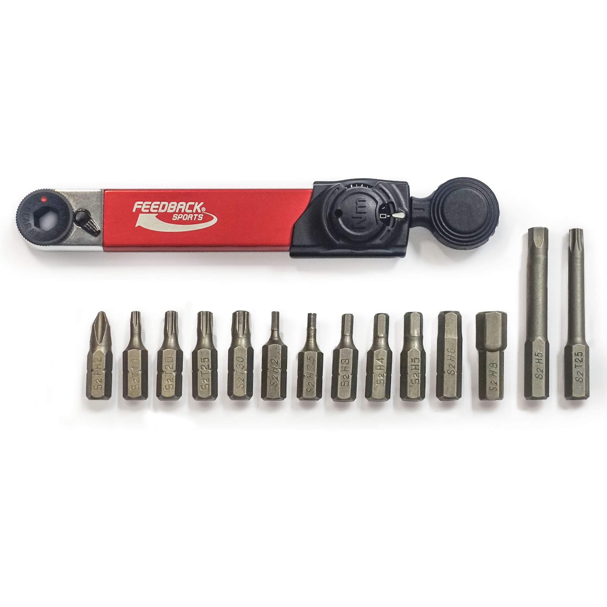 Feedback Sports FEEDBACK DREHMOMENTSCHLÜSSEL 2-10NM MIT 14TLG BITSATZ