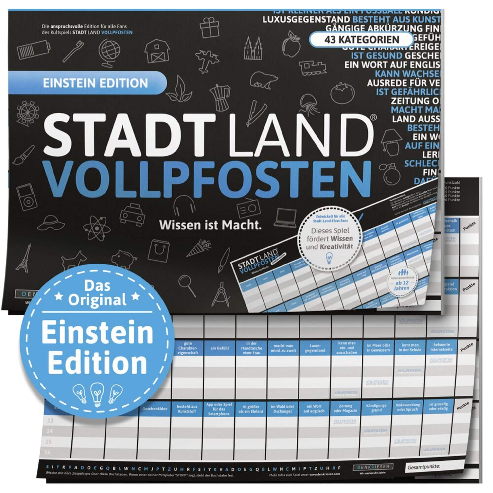 Denkriesen STADT LAND VOLLPFOSTEN - EINSTEIN EDITION