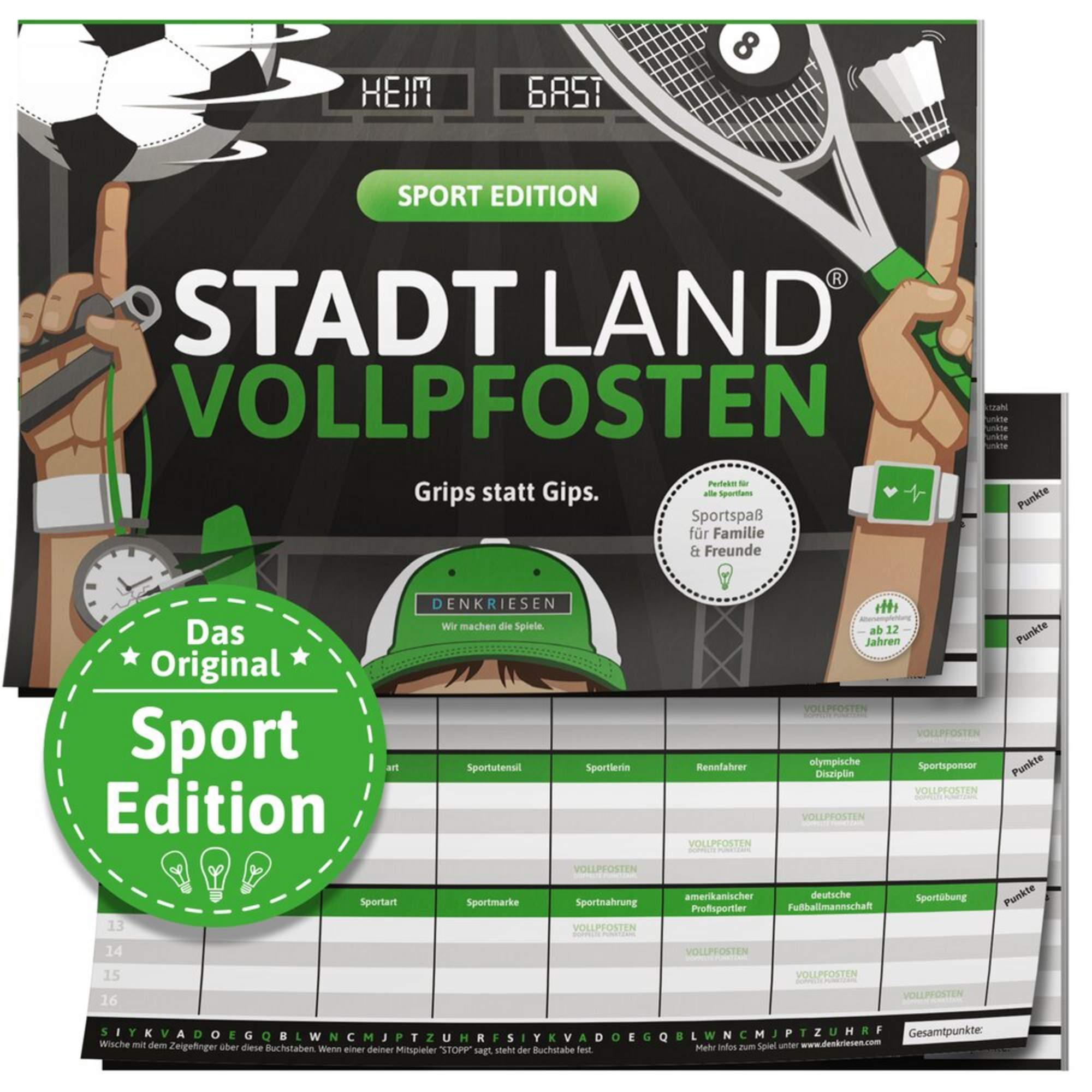 Denkriesen STADT LAND VOLLPFOSTEN - SPORT EDITION
