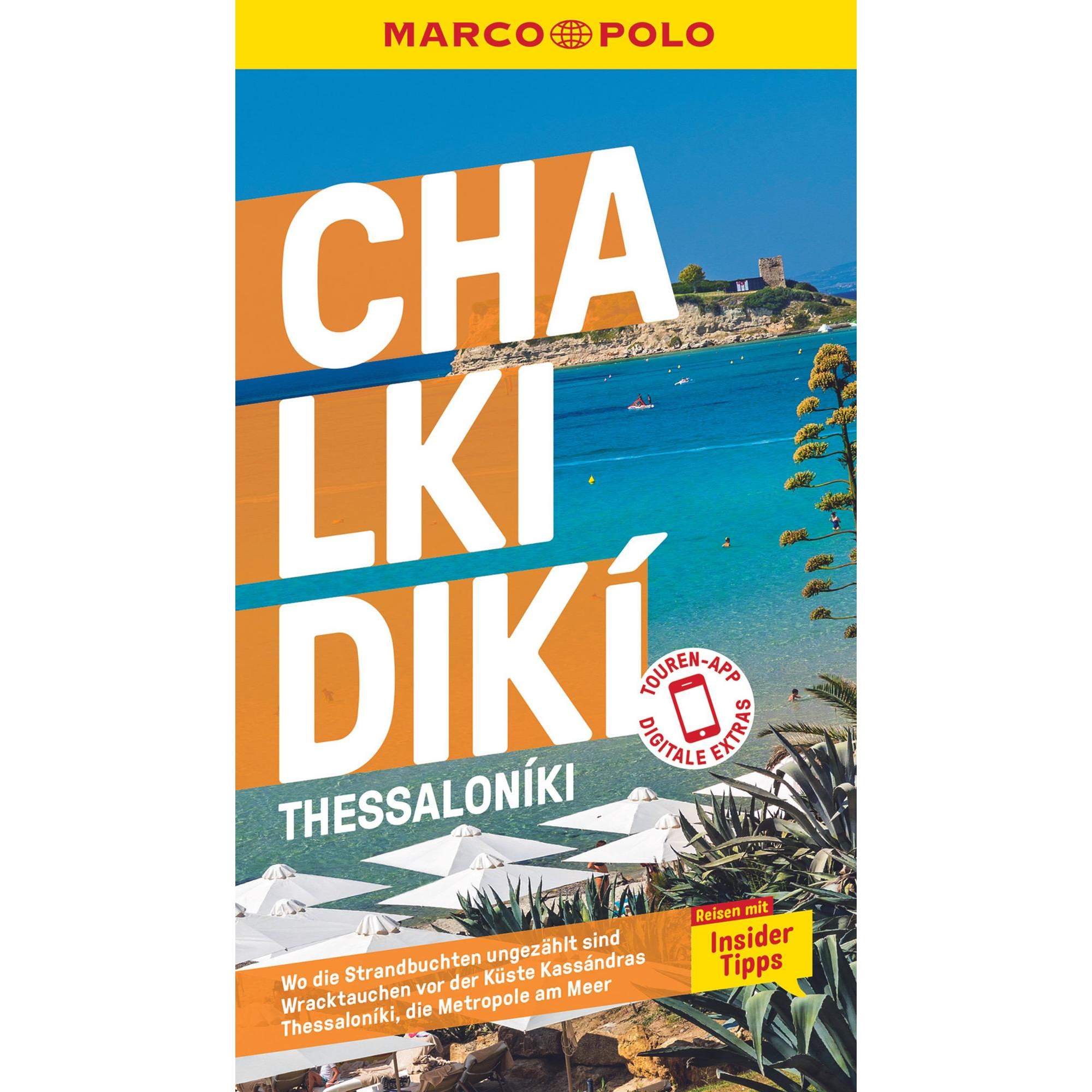 MARCO POLO REISEFÜHRER CHALKIDIKI,THESSALONÍKI