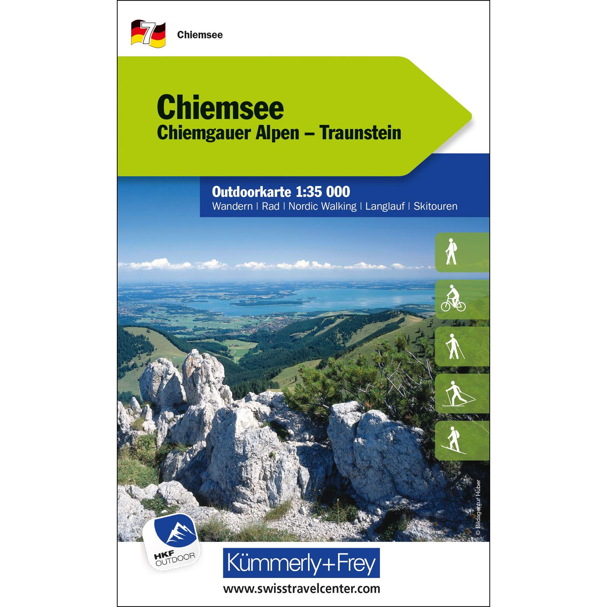 CHIEMSEE NR. 07 OUTDOORKARTE DEUTSCHLAND 1:35 000