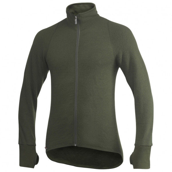 Woolpower - Full Zip Jacket 600 - Wolljacke Gr XS blau/grau